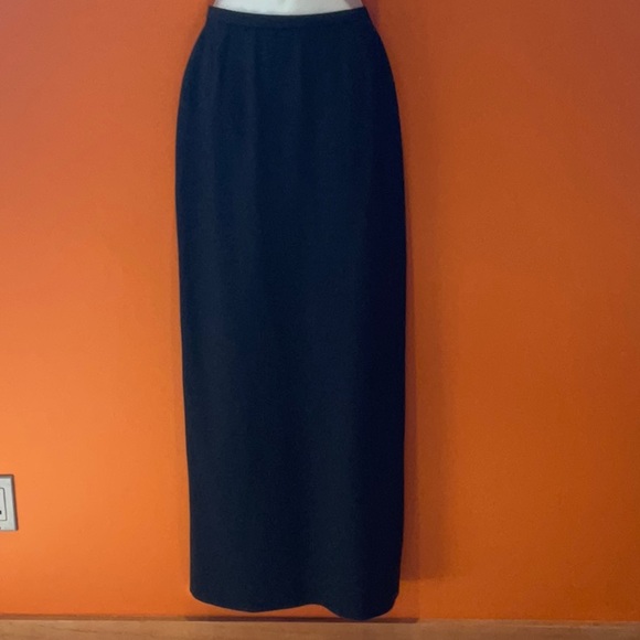 DOLCE & GABBANA Black Long Pencil Skirt sz40
